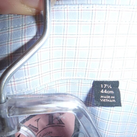 Thomas Pink Dress Shirt French Cuff 17.5 x 44   100% cotton - Picture 2 of 3
